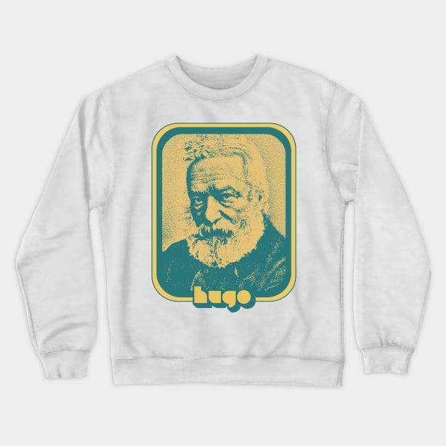 Victor Hugo /// Retro French Writer Fan Design Crewneck Sweatshirt by DankFutura